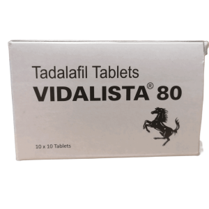 Alternative view of Tadalafil Vidalista 80mg 10tab Centurion Remedies